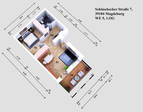 Foto - ✨ MEINS! Ihr neues Zuhause mit Sonnenbalkon und Einbauküche in Buckau!