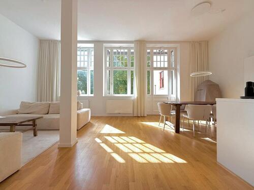 Foto - Luxus 2-Zimmer Wohnung mit Garten, Terrasse und Balkon im OxPark