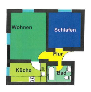 Foto - 2 Zimmer Etagenwohnung in Salzatal