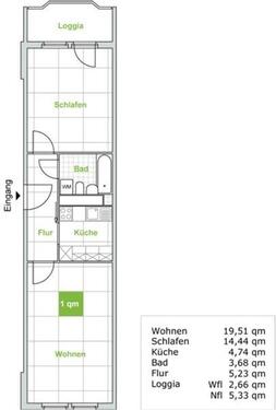 Foto - Etagenwohnung zur Miete in Dresden