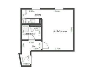 1,0 Zimmer Wohnung in Chemnitz Schloßchemnitz
