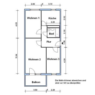 Foto - Etagenwohnung zur Miete in Torgau