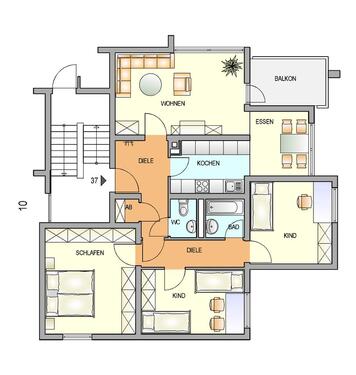 Foto - 4 Zimmer Etagenwohnung zur Miete in Remscheid