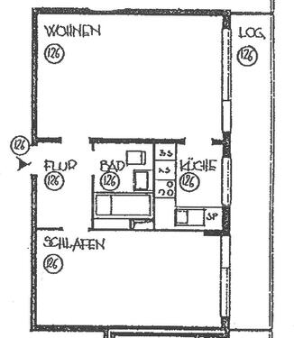 Foto - 2 Zimmer Etagenwohnung zur Miete in Delmenhorst