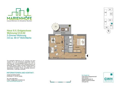 Foto - 2 Zimmer Etagenwohnung zur Miete in Dresden