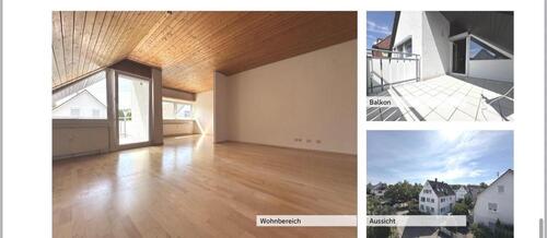 Foto - 3 Zimmer Dachgeschoßwohnung zur Miete in Esslingen am Neckar