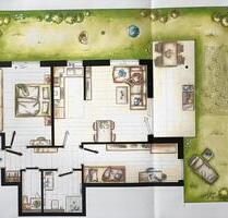 Erdgeschoss 3 Zi. Wohnung mit Garten, TG und Stellplatz BJ 2020 - Bad Friedrichshall