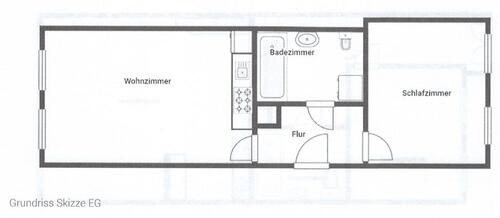 Foto - 2 Zimmer Erdgeschoßwohnung zur Miete in Roßwein