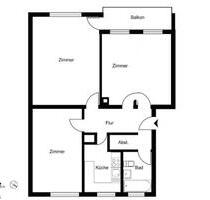 Provisionsfrei Leere 3 Zimmer Wohnung Spandau - Berlin