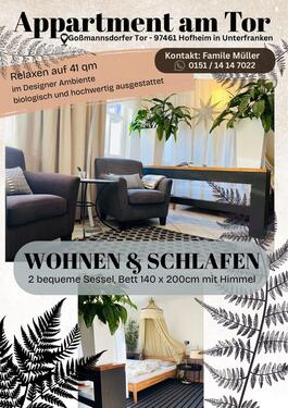 Foto - Appartment voll möbliert in Hofheim i.Ufr. ab sofort frei