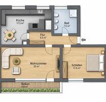 Helle 2-Zimmer-Wohnung mit Balkon nahe BMW FIZ - München Am Hart