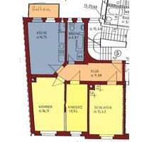 modern geschnittene, helle 3 Zimmerwohnung in guter Lage mit Einbauküche - Plauen Alt Chrieschwitz
