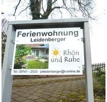 Ferienwohnung Bad Brückenau Rhön und Ruhe