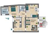 Foto - Etagenwohnung zur Miete in Pößneck