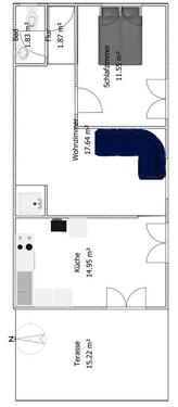 Foto - 2 Zimmer Wohnung in 57639 Udert