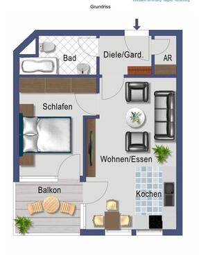 Foto - 2 Zimmer Appartment 