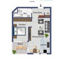 2 Zimmer Appartment | Möbliert + EBK + Balkon direkt am Wald - Neustetten