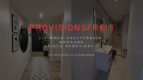 Foto - Provisionsfrei ! 2-Zimmer-Souterrain Wohnung