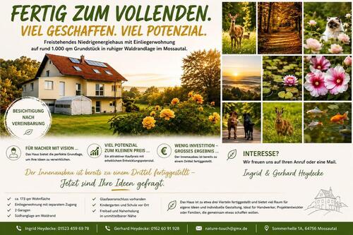 Foto - Ruhe und Natur direkt am Wald - EFH - OPEN HOUSE - 09.08.2026