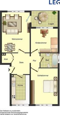 Foto - Erdgeschoßwohnung in Duisburg zur Miete