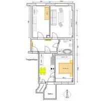 Sonnige 3-Raum Wohnung 60 m² mit Balkon - Bautzen