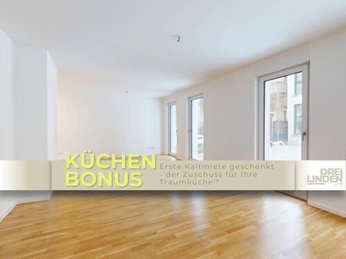 Foto - **KÜCHENBONUS** Großzügige 2-Zimmer-Wohnung mit Terrasse im Neubauquartier DREILINDEN Living