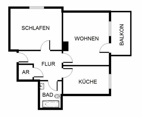 Foto - 2 Zimmer Etagenwohnung in Gelsenkirchen
