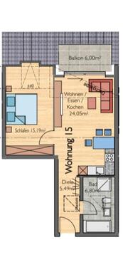 Foto - 2 Zimmer Dachgeschoßwohnung in Herrenberg