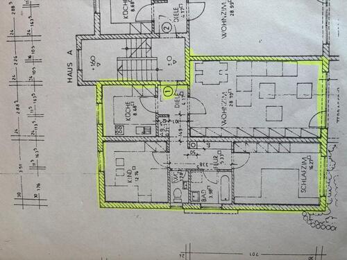 Foto - Vermietete 3-Zimmer Erdgeschoss Wohnung