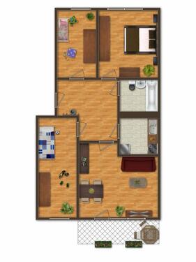 Foto - 4 Zimmer Etagenwohnung in Prenzlau