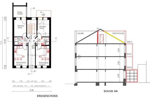 Foto - 4 verschieden große Wohnungen 1- 7 Raum Flächen 29 33 73146