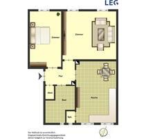 2-Zimmer-Wohnung in Haltern am See Haltern am See mit Garten