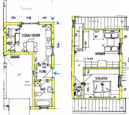 Foto - 2 - Zimmerwohnung - 590,00&nbsp;EUR Kaltmiete, ca.&nbsp; 60,00&nbsp;m&sup2;