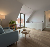 1 Zimmer Dachterrassenwohnung 25qm Parkett in München Riem