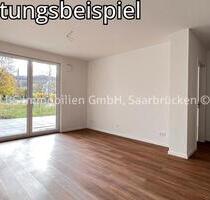 Mietwohnung mit Blick auf die Saar in Mettlach - 2 ZKB - 52 m² Wfl. - Einbauküche - Stellplatz