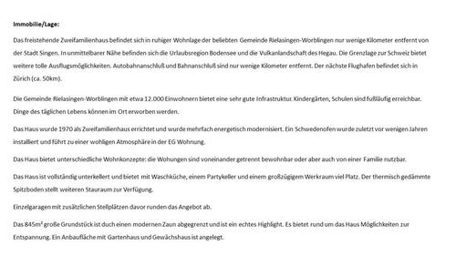 Foto - Einfamilienhaus zum Kaufen in Rielasingen-Worblingen