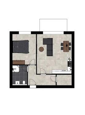 Foto - Moderne 2-Zimmer-Wohnung mit Balkon und Einbauküche in Börnsen