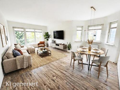 Foto - Ankommen. Durchatmen. Zuhause sein – frisch renovierte 2-Zimmer-Wohnung mit Balkon ins Grüne