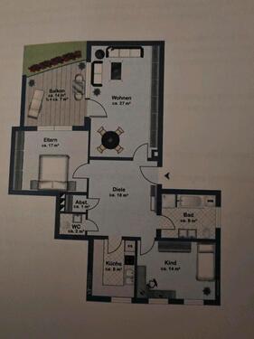 Foto - 3 Zimmer-Wohnung in Stadtbergen zu verkaufen