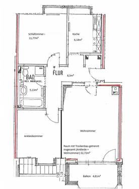 Foto - 5-Zimmer Maisonette-Wohnung, Klima, Wallbox, Balkon
