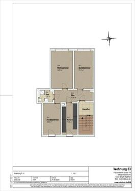 Foto - 3 Zimmer Etagenwohnung in Oberschöna