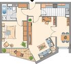 Foto - 2.5 Zimmer Etagenwohnung zur Miete in Ratingen