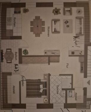 Foto - 2 Zimmer Dachgeschoßwohnung zur Miete in Nordhorn