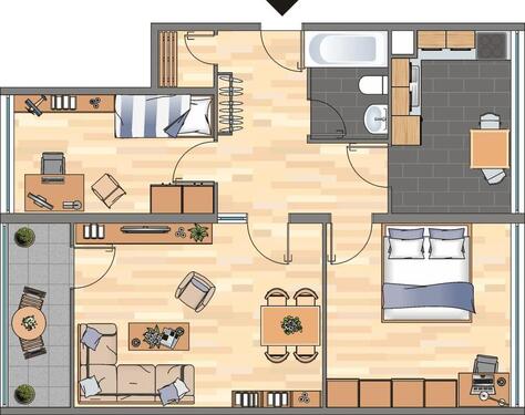 Foto - Etagenwohnung in Dortmund zur Miete