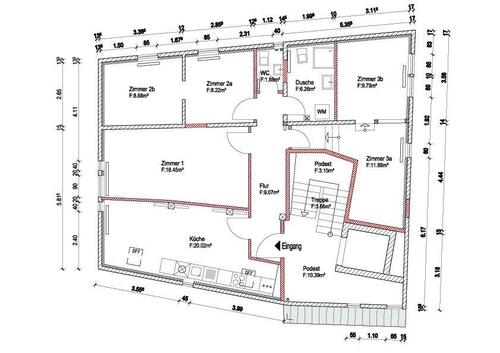 Foto - 3 Zimmer Etagenwohnung zur Miete in Mosbach