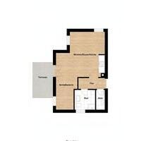 Erstb. möbl., 1Zi Studio, 35qm mit Garten und TG, beim Westpark - Ingolstadt