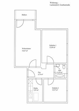 Foto - 3 Zimmer Dachgeschoßwohnung zum Kaufen in Lachendorf