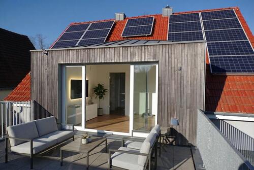 Foto - 67 m² Dachgeschosswohnung mit riesiger Dachterrasse in Borken