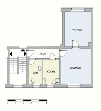 Foto - Etagenwohnung in Neubrandenburg zur Miete