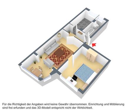 Foto - Etagenwohnung in Prenzlau zur Miete